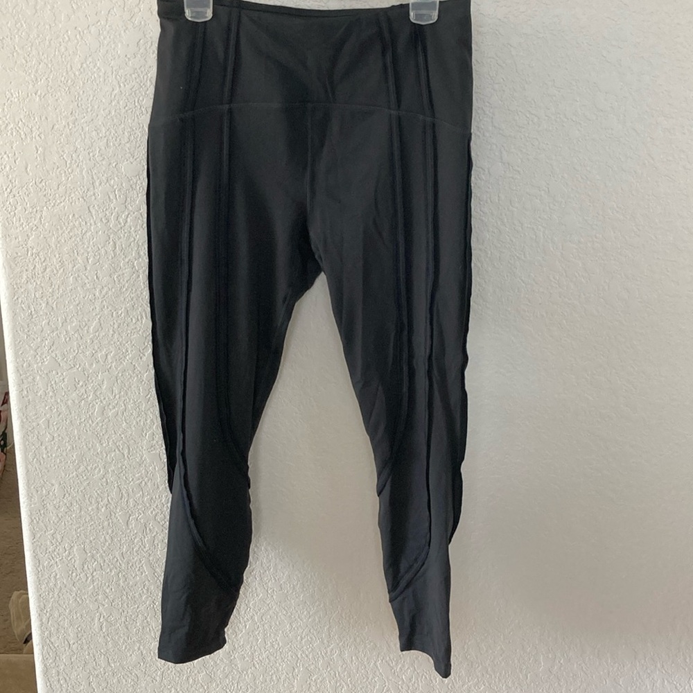Fabletics Powerhold Raw Seam Leggings